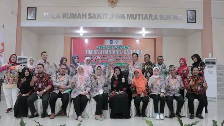 KUNJUNGAN STUDI BANDING DARI RUMAH SAKIT JIWA ERNALDI BAHAR SUMATERA SELATAN